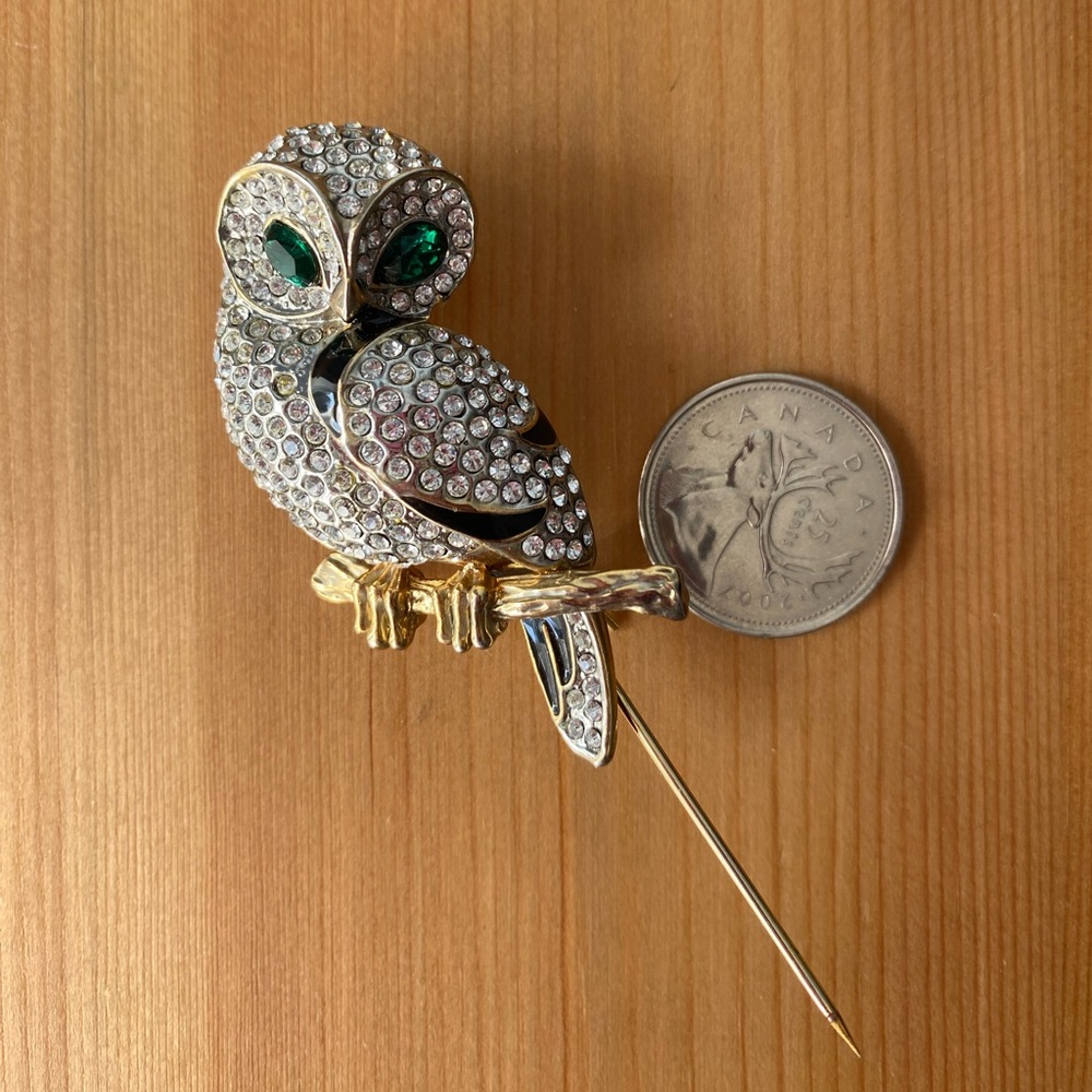 rhinestone brooch